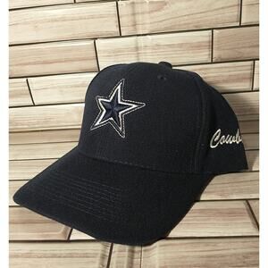 Dallas Cowboys NFL Star Legend Solid Navy Fitted Hat Cap OSFM